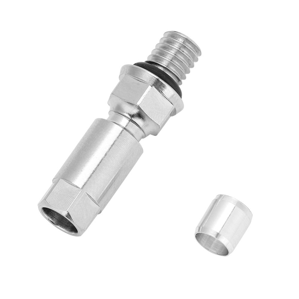 Precise Hose Connector Silver Bicycle Hydraulic Disc Brake Hose Connector  for Bike Repair