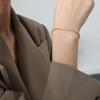 18K Gold Titanium Steel Versatile Bracelet for Women - Non-fading, Sweet Girl Chain