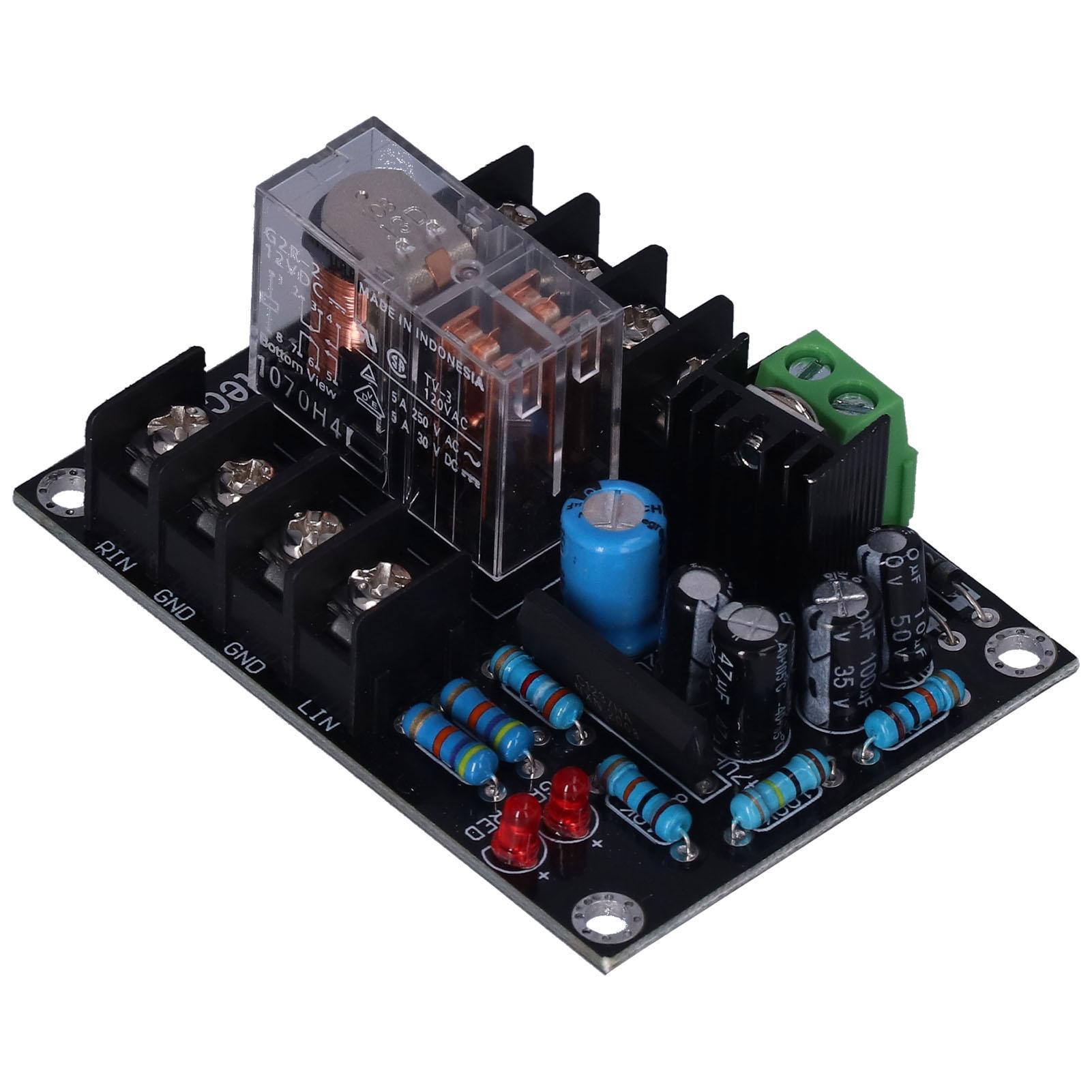 

Плата захисту динаміка Захист по постійному струму Проста схема Безпечна Надійна Плата релейного модуля зі світлодіодом