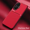 Plain Rugged Non-Slip Protective Case for Xiaomi Poco F7 5G X7 Pro Cover Built-in Magnetic Suction Holder Coque Shell Fundas