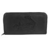 Cham Cham Women's Black Synthetic Horizontal Elegant Wallet