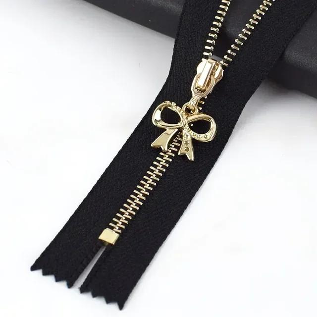 5Pcs Meetee 3# 15-30cm Metal Zippers Bags Closed End Auto Lock Zipper for Clothes Repair Kit DIY Sewing Material Accessories