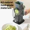 Handheld Roller Vegetable Slicer Shredder Stainless Steel Blades Food Processor Multi-Function Kitchen Gadget