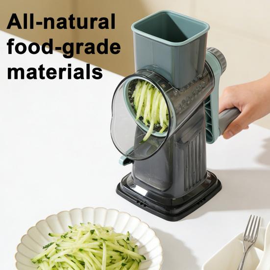 Handheld Roller Vegetable Slicer Shredder Stainless Steel Blades Food Processor Multi-Function Kitchen Gadget