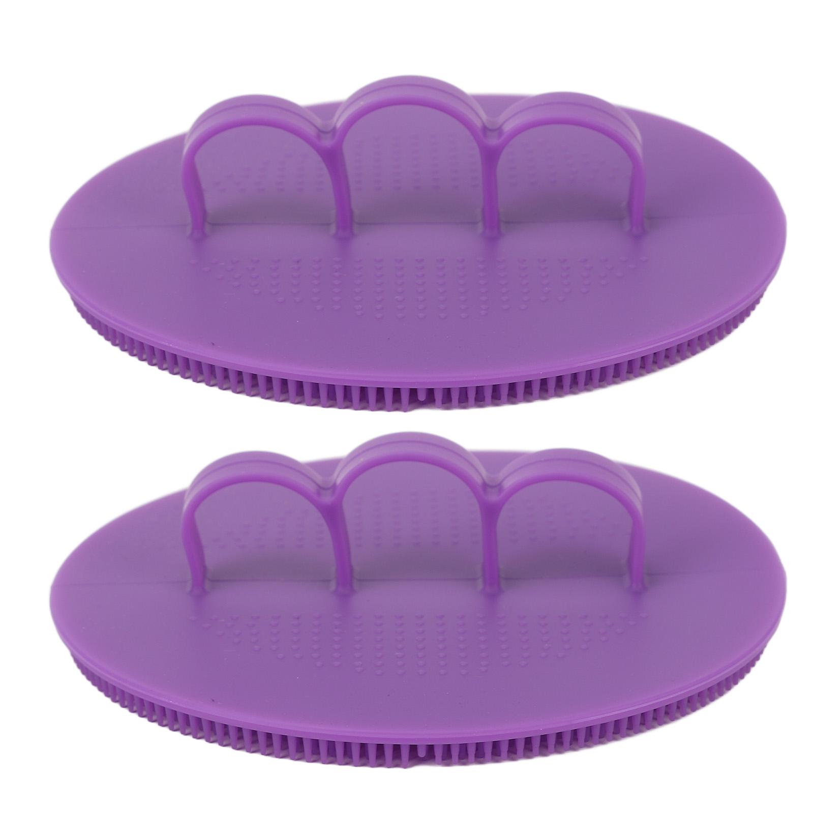 

2шт отшелушивающий силиконовый скраб для тела хорошо пенится нежный массаж отшелушивающий гигиенический для ванны