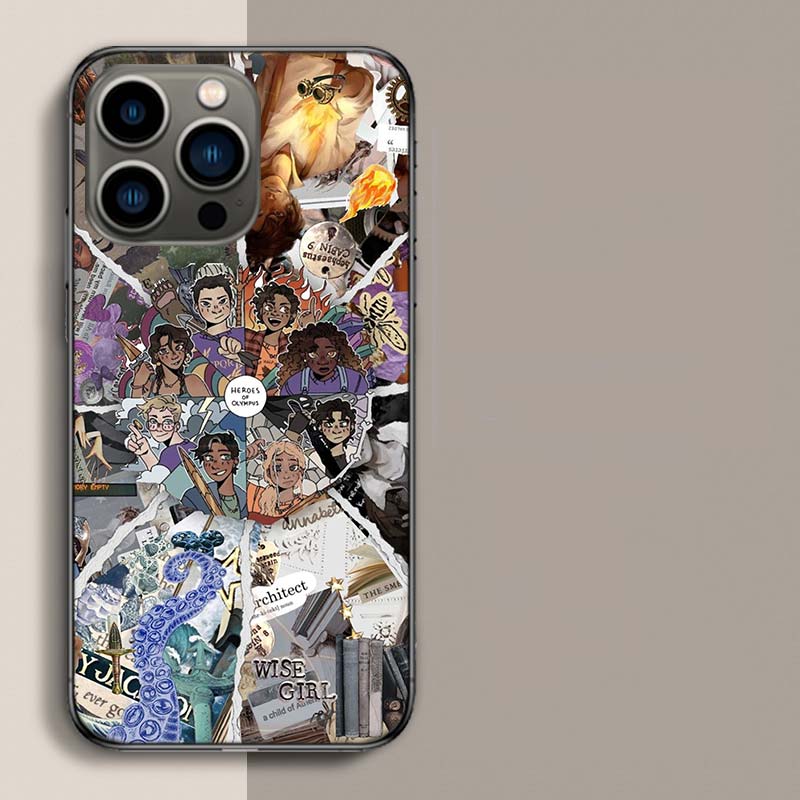 P-Percy J-Jackson Poseidon Camp Half-Blood Handyhülle Für Iphone 17 Air 15 Pro 14 Plus 16 Pro Max 12 13 Mini 11 16E X XS Cover C