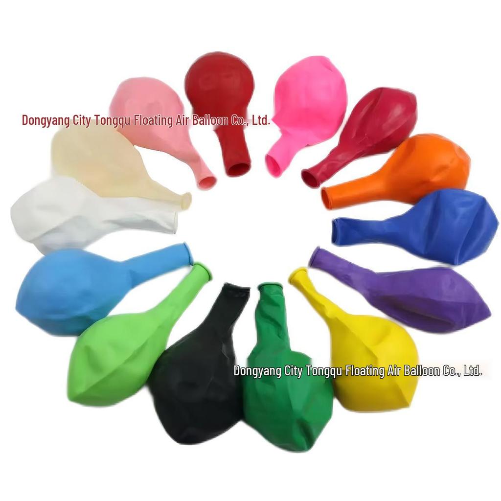 18-Inch Thick Transparent Latex Balloon for Weddings & Parties