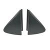 Car Front Pillar Corner Moulding Cap Rearview Mirror Triangle Plate Trim Cover For Toyota Vios 2008-2013 601170D090 601180D090