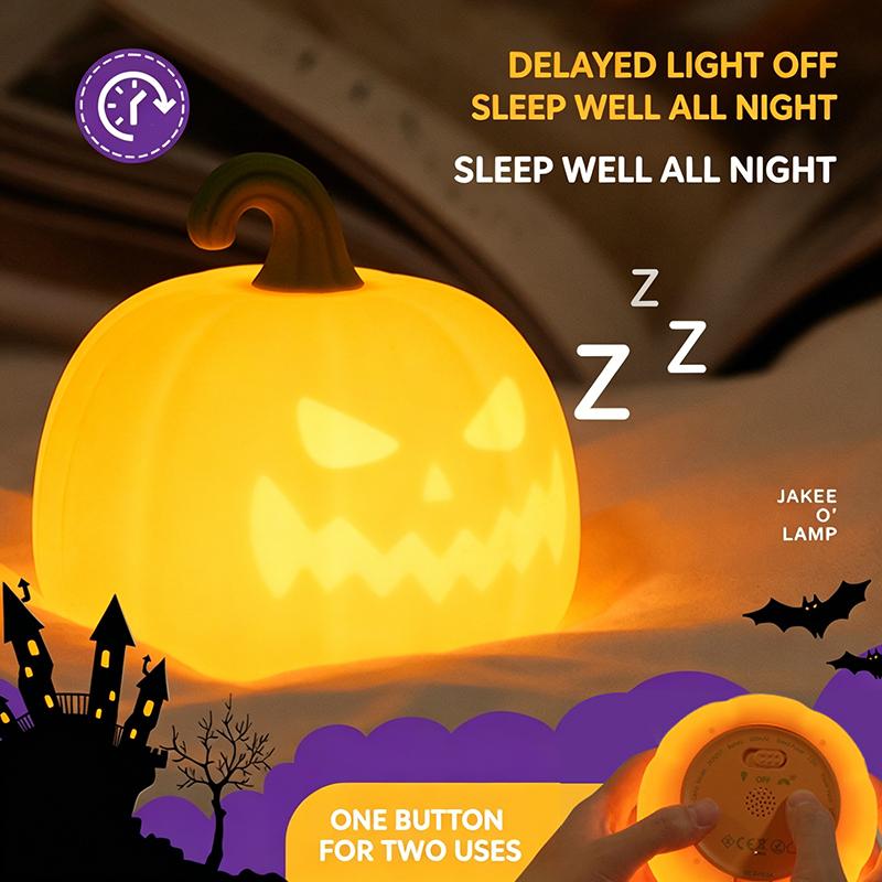 Halloween Pumpkin Lanterns, Rechargeable Touch-and-light Night Lights, Festive Decoration Items, Perfect Gift