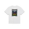Vans Simple Letter Logo Printed Short Sleeve T-Shirt Unisex Tops White VN0A7PZAWHT