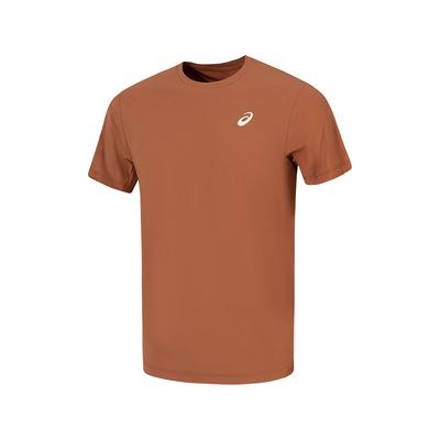 Série Techplus Camiseta Esportiva Confortável de Manga Curta Laranja Masculina Tops 2011D331-800
