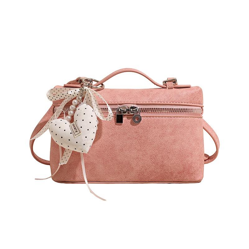 Modische und Hochwertige Handtasche, Retro und Einfache Boston Einzelraum Crossbody Kleine Quadratische Tasche