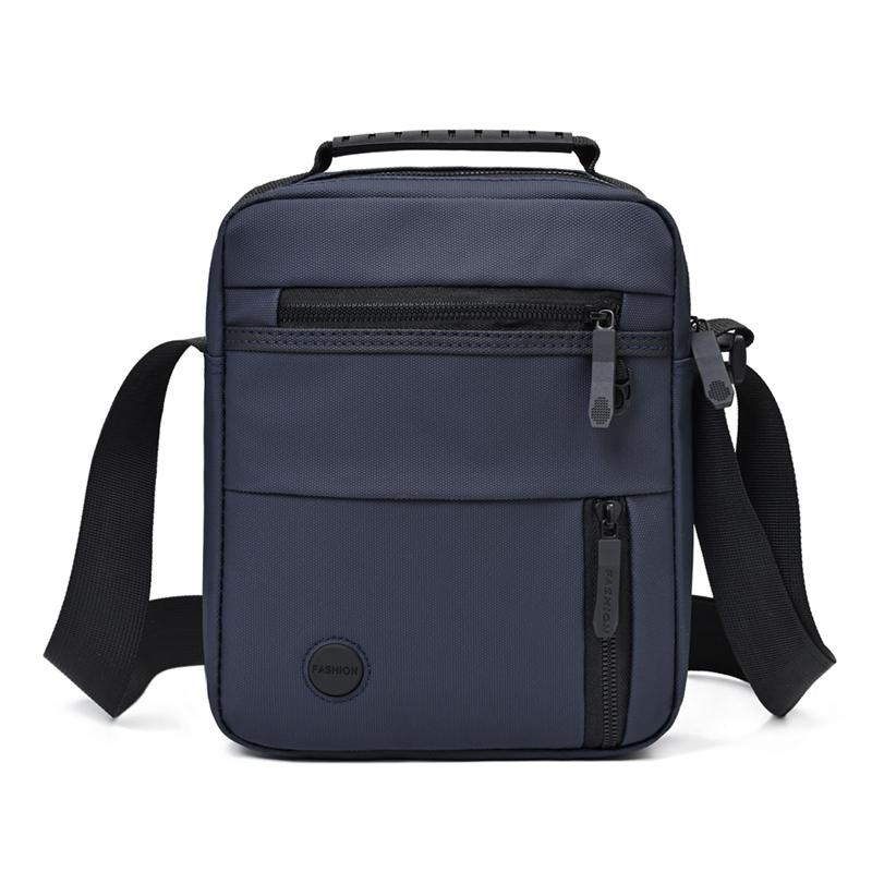 Men's Crossbody Bag - Multi-Compartment Business Shoulder Bag with Adjustable Strap, Compact Design for Travel & Everyday Use