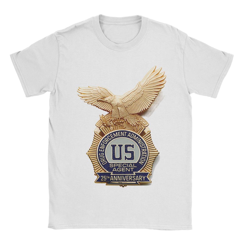 DEA US Federal Interdiction Agency Cotton TShirt For Mens Summer  Streetwear T Shirts ONeck Harajuku Tees Oversized Clothes