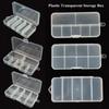 Sundries Organizer 3 Sizes Transparent Storage Box Jewelry Beads Container Plastic Small Items Case Fishing Tools Accessories