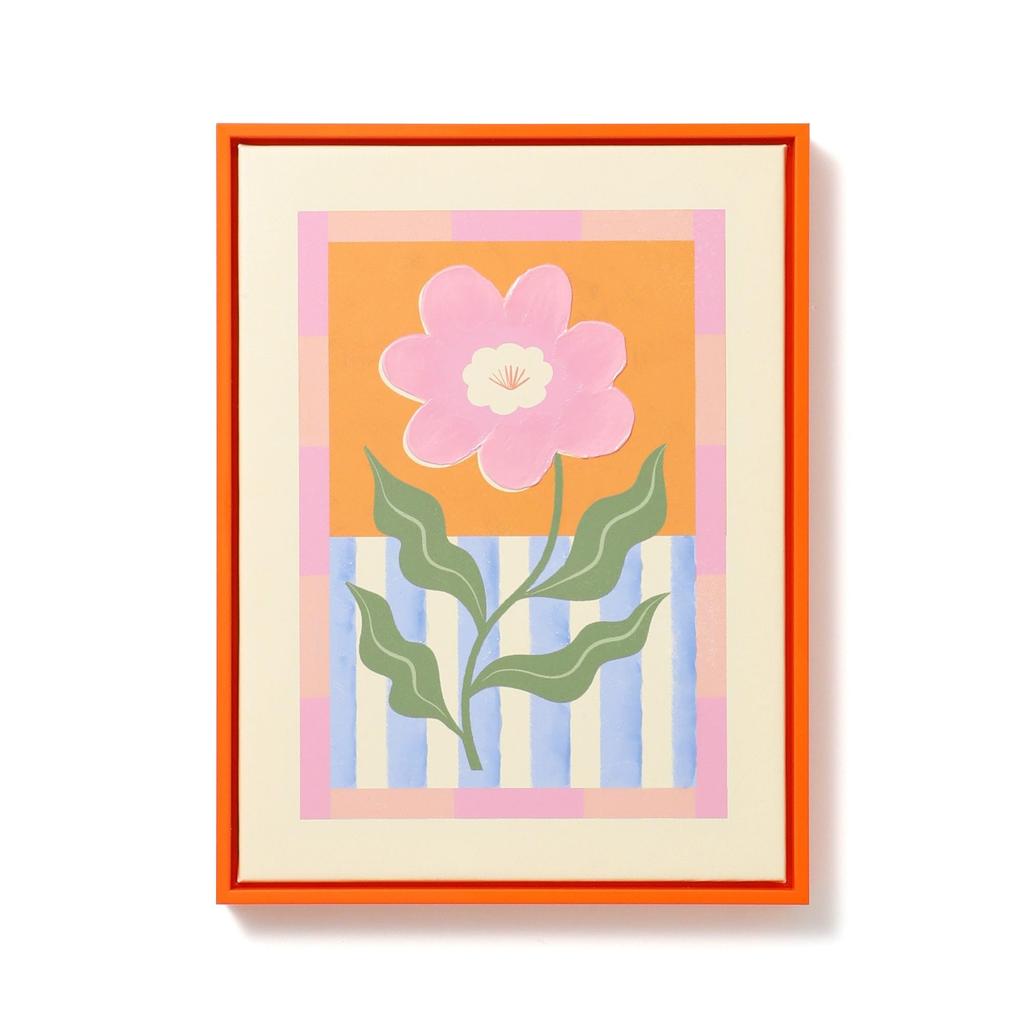 Francfranc Colorful Frame Art Board Orange Interior New Life POP