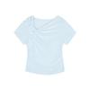 New Korean Style Summer Short-sleeved Women's Slim and Sweet Girls T-shirt Top Large Size Half-sleeved Body Squid