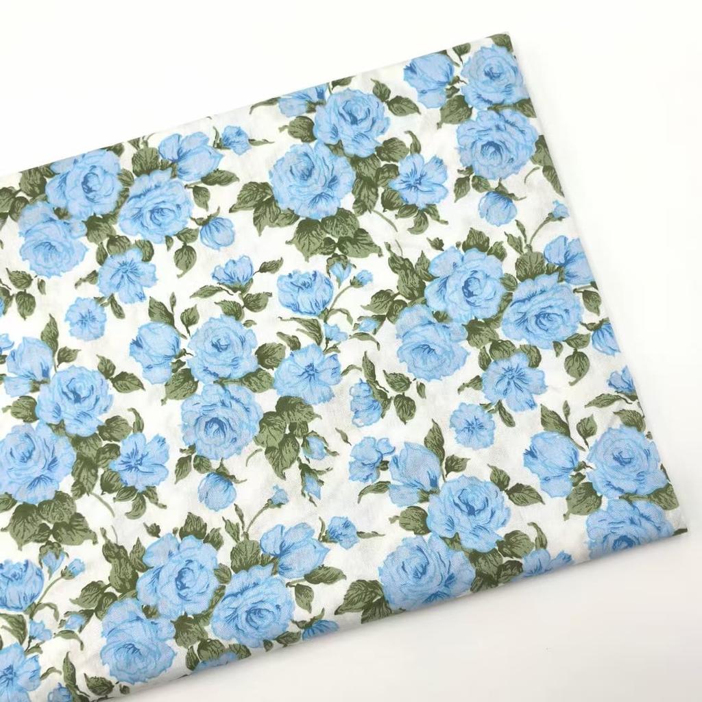 DIFEIUKI Patchwork Fabric Set of Cut Stylish Nordic Floral Cotton 8, Cloths, Fabric, Print, Scraps, 100% Fabric, DIY, Crafts, Sewing, Handmade,