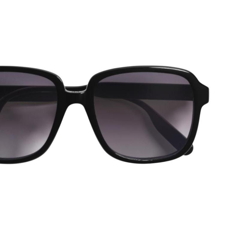 Dior Logo Design Acetate Square Sunglasses Unisex Sunglasses Black DRIBS1FXR_10A1