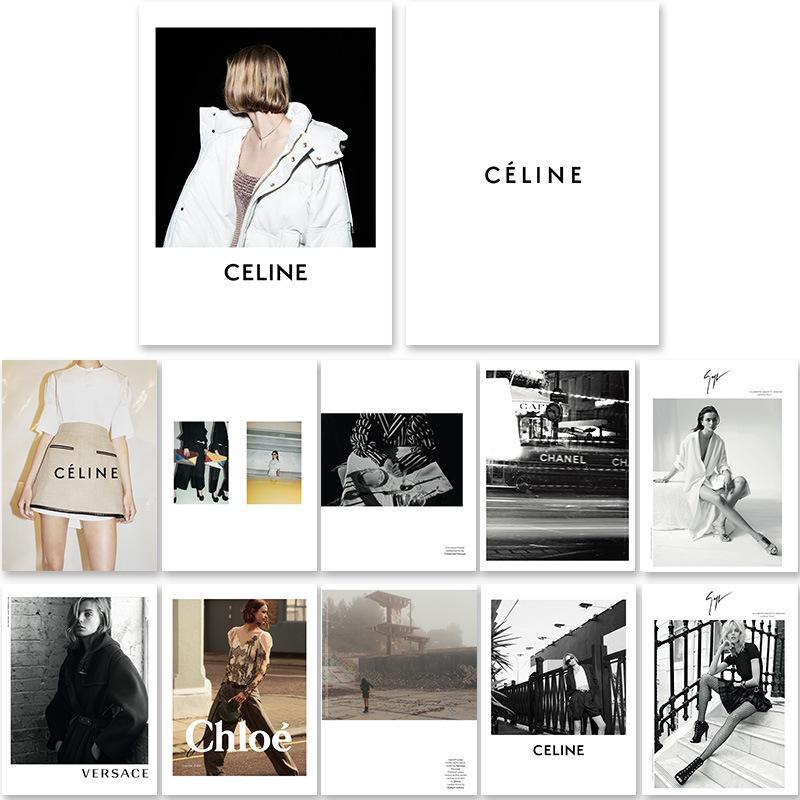 İngiliz Tarzı Defter: Moda Dergisi Kapak ve Sahne Düzeni Aksesuarı