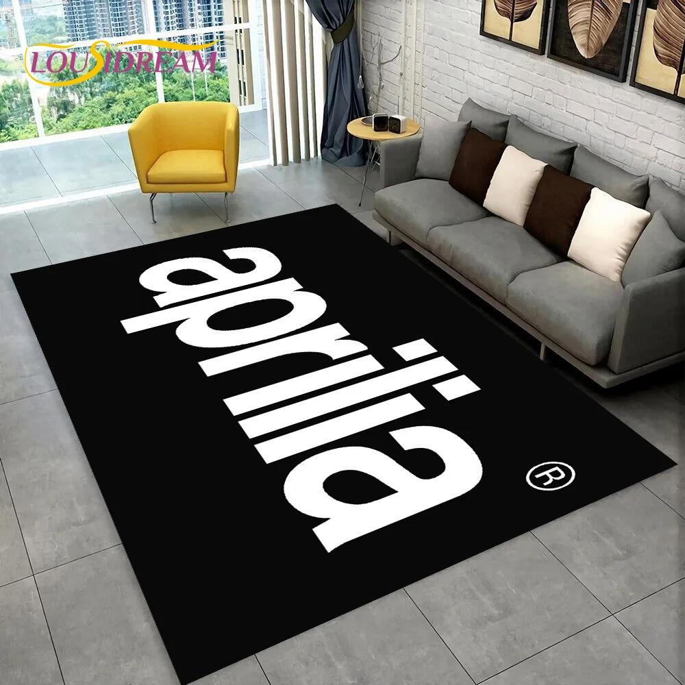 HD Aprilia Racing Motorcycle Logo Carpet Rug for Home Living Room Bedroom Sofa Doormat  Decor,kid Area Rug Non-slip Floor Mat 3D