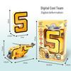 Large Transforming Robot Number Set for Kids: Numbers 0-9