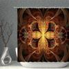 Modern Graffiti Showers Curtains Bathroom Hook Set Home Decoration Abstract Creative Personality Waterproof  Curtain