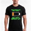 Recharching Battery Do Not Wake Up Tshirt Summer Casual Cotton Tee Oversized Streetwear Tops Vintage Graphic Print