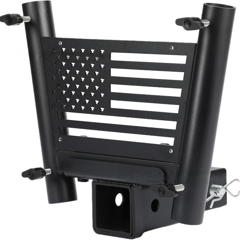 Für Universelles SUV Jeep LKW 2 Zoll Receiver Hitch Mount Verlängerter Fahnenmast Halter Abschlepp Heckhalter Zubehör Off Road ATV UTV