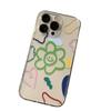 Crayon Flowers iPhone Case: Compatible with Models 15 Pro, 14, 13, 16 Pro Max. Full Coverage, Drop-Proof Design.
