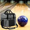 Bowling Tote for Carrier Handbag with Padded Divider for Balls and Bowling Shoes