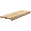 Wooden Stair Treads 4 pcs Unfinished 70 x 25 x 2 cm Solid Oak