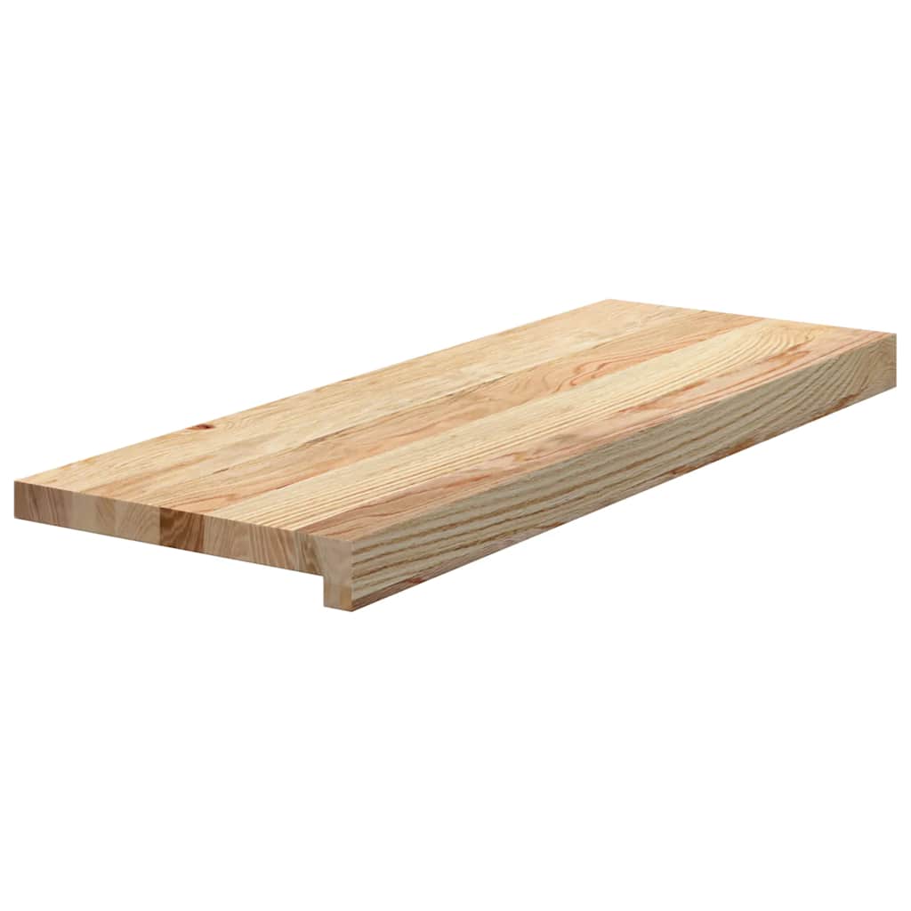 Wooden Stair Treads 4 pcs Unfinished 70 x 25 x 2 cm Solid Oak