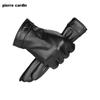 Pierre Cardin Men's Winter Sheepskin Leather Gloves