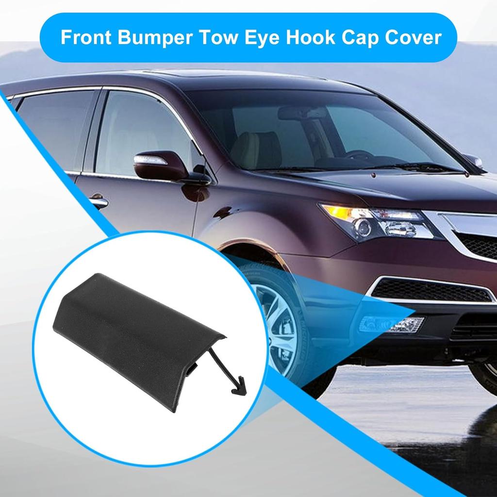 XQSMWF Front Bumper Tow Hook Eye Cap trailer cover Compatible with Honda Acura MDX 2010 2011 2012 2013# 71103-STX-A01 71103STXA01 Front tow hook
