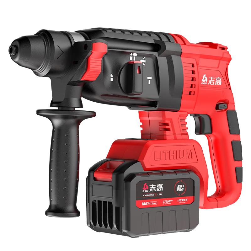 Chigo 20V Cordless Brushless 3-in-1 Rotary Hammer Drill CN plug (adapter included)