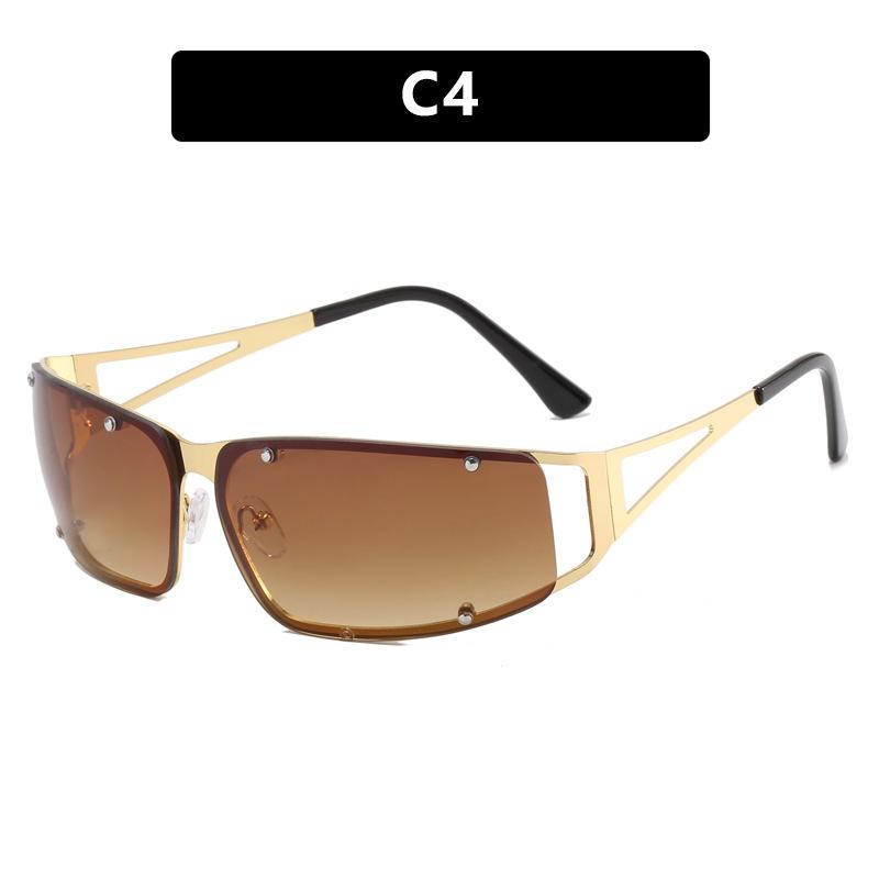 Metal Sunglasses Hollow Female Personality Hottie Dancing Sunglasses Sunglasses