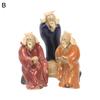 Classic Fish Tank Ornament Handmade Pollution-free Realistic Traditional Chinese Old Man Miniature Aquarium Accessories