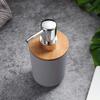 Plastic Pump Bamboo Soap Dispenser Refillable Liquid Soap Container Hand Sanitizer Bottle  Home