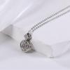Trendy Women's Necklace: Rose Gold Elf's Tears Pendant Projection