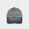 Baseball Cap With Letter Embroidery And Wide Brim For Sun Protection And Fashion