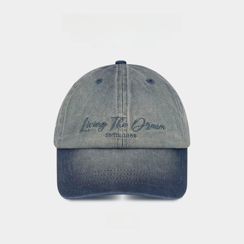 Baseball Cap With Letter Embroidery And Wide Brim For Sun Protection And Fashion