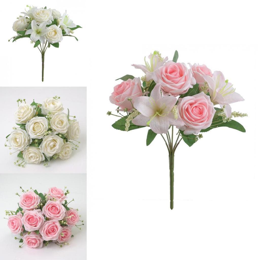 Artificial Rose Flower Display For Home Wedding And Romantic Settings