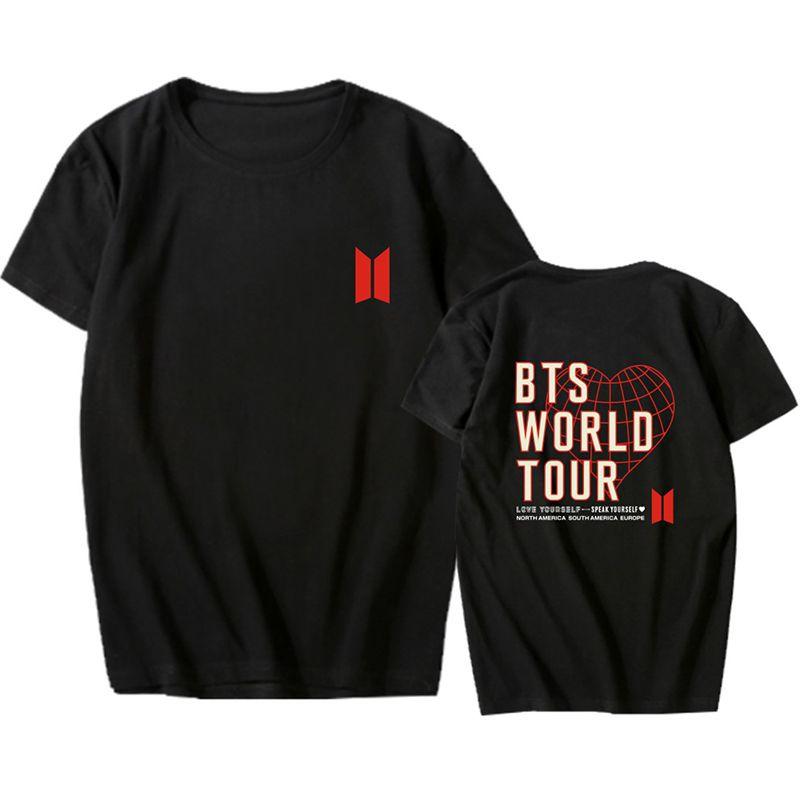 Bts Kpop Tshirt Love Speak Yourself Concert Tshirt Casual Tee Jk Rm Tops Jimin