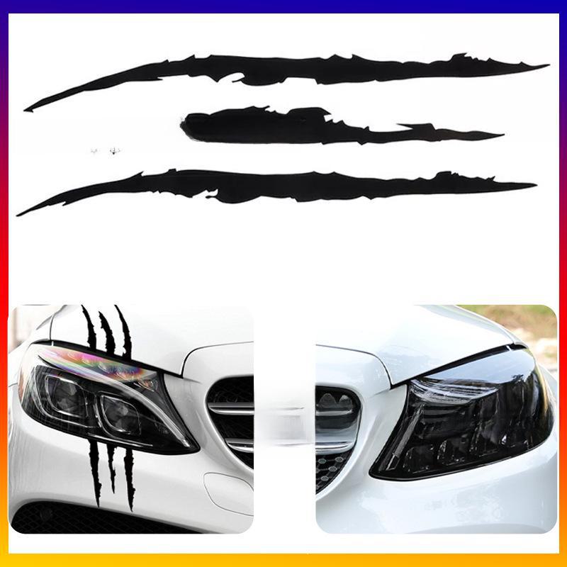 Ghost Claw Reflective Car Headlight & Hood Stickers