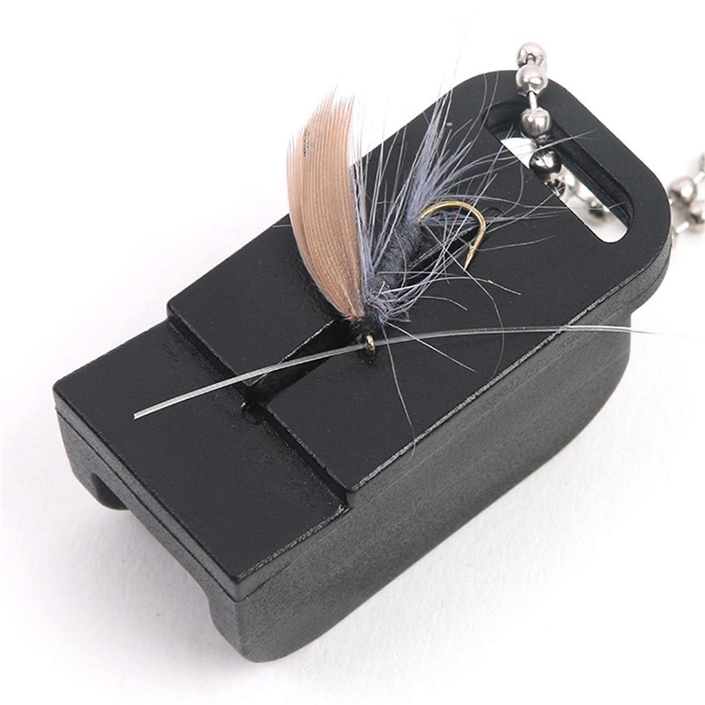 Fishing Line Tying Holder Fishhook Threader Fly Fishing Magnetic Tippet Threader Hook Eye Threader Fishing Tackle Tool
