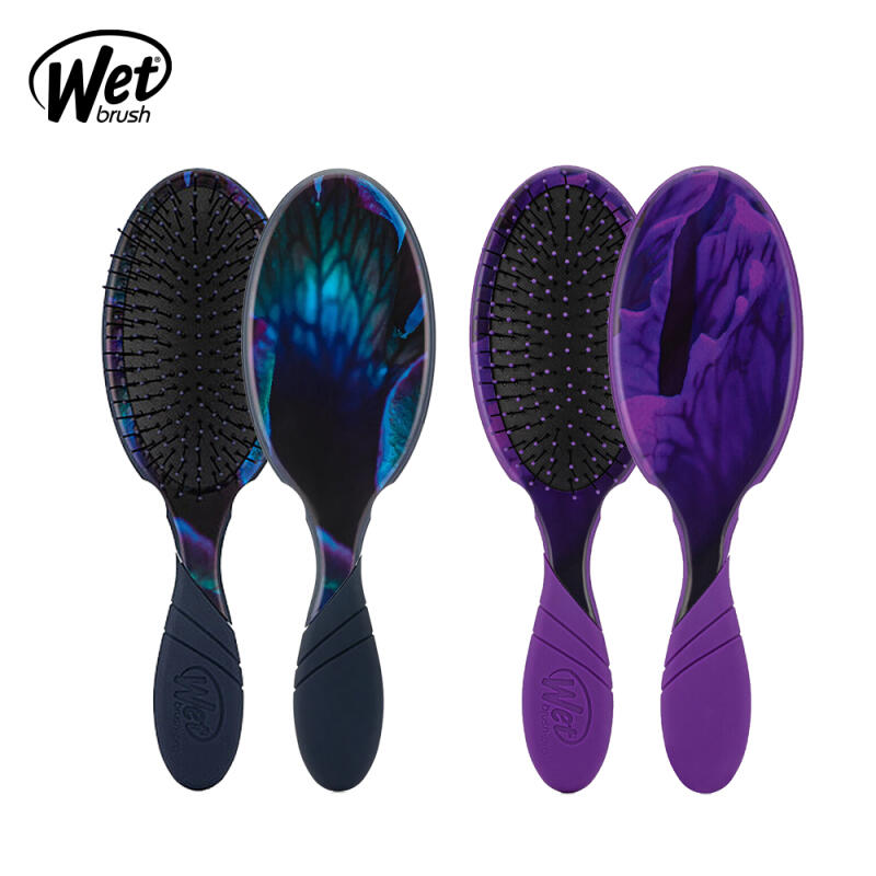 Hairbrush Pro Detangler Rare Botanic Hair Comb Purple