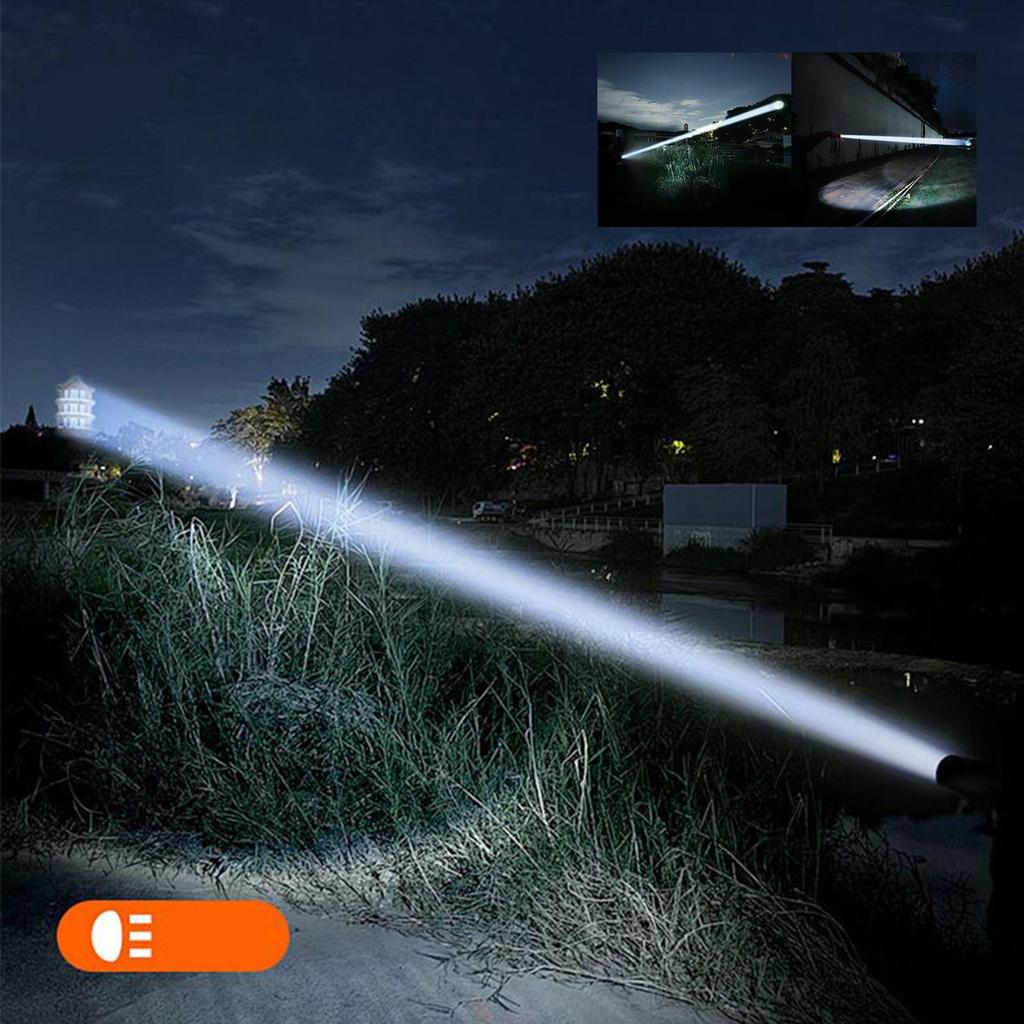 Work Light 1200mAh Magnetic LED Bright Flashlight Digital Display Rechargeable Camp Light For Camping Outdoor Tent Garage Shop