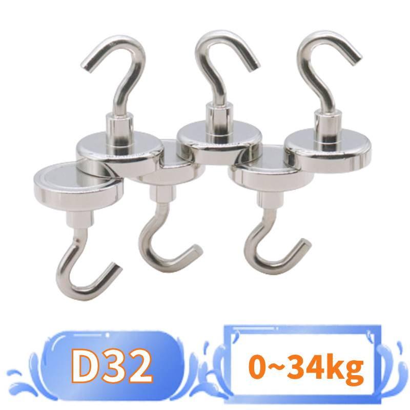 10/5/1 Stück Metall Starke Magnetische Haken Wandmontiert Schwerlast Magnetischer Haken Schlüssel Mantel Hängeaufhänger Zuhause Küche Badezimmer Aufbewahrung