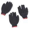 Men Hair Braider Twist Sponge Gloves African Hair Styling Fork Comb